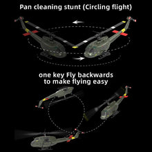 Load image into Gallery viewer, 1/48 RC Helicopter for Adults, RC ERA C032 UH-1 Huey 2.4G 6CH Gyro Stabilized Remote Control Aircraft with Altitude Hold & Optical Flow