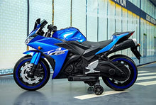 Load image into Gallery viewer, Electric Ride-On Motorcycle for Kids with 12V Motor, Training Wheels, Manual Throttle