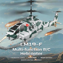 Load image into Gallery viewer, Remote Control Military Helicopter with 2.4G 3.5CH, Missile Launch, One-Key Takeoff