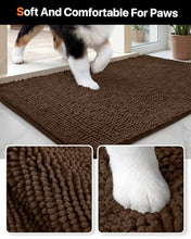 Load image into Gallery viewer, Dog Door Mat for Muddy Paws, 4 Pack 24" x 36", Absorbent Front Door Mat