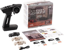 Load image into Gallery viewer, Turbo Racing 1:76 Scale Sport RC Car with Full Proportional RTR 2.4GHZ Remote Control with 2 Replaceable Body Shell (C75 Black)