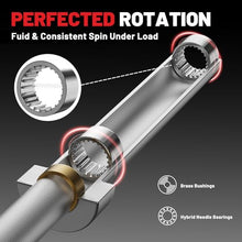 Load image into Gallery viewer, PAPABABE Barbell, 7ft Olympic Barbell 45lb Solid Chrome, 2-Inch Sleeves -(Silver)