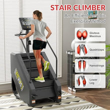 Load image into Gallery viewer, Fitvids Stair Stepper Machine, Commercial Grade Stair Climber with 15 Resistance Levels, Continuous Stair Stepping Machine for Cardio and Lower Body Workouts, LED Screen, Exercise Machine for Home Gym