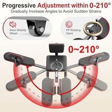 Load image into Gallery viewer, TDH Leg Stretcher, 220LBS Stretcher Machine,200° Adjustable Split Machine, Flexibility Stretching Equipment to Relieving Leg Muscl,Exercise for Everyone (Red-Black)