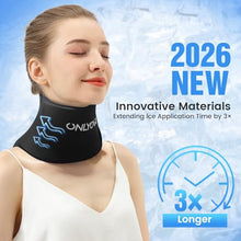 Load image into Gallery viewer, ONLYCARE Neck Ice Pack Wrap Gel - Upgraded Ice Packs for Neck Reusable, Hot and Cold Compress, Relief of Pain, Swelling, Sprains, Office Pressure