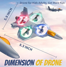 Load image into Gallery viewer, 4DRC Foam Remote Control Airplanes for Kids Adults, RC Planes Fighter Jet