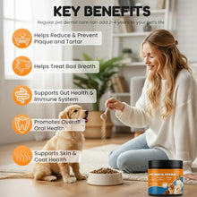 Load image into Gallery viewer, Dog Teeth Cleaning Powder - Plaque & Tartar Control, Breath Fresheners