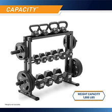 Load image into Gallery viewer, Marcy Combo Weights Storage Rack for Dumbbells DBR-0117 gray 18.00 x 36.00 x 54.00 inches