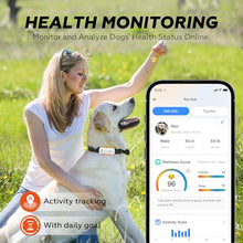 Load image into Gallery viewer, DBDD Smart GPS Tracker for Dogs - Real-Time Location & AI Health Assistant, Waterproof Electronic Fence Collar for Escape