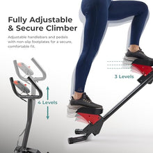 Load image into Gallery viewer, Sunny Health & Fitness Smart Foldable Cardio Stair Stepper, Vertical Climber Exercise Machine