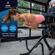 Load image into Gallery viewer, Teeter DEX Inversion & Core Training System-Multi-Functional Decompression Roman Chair Hyperextension for Ab, Back, & Core Strength; Commercial-Grade 350lb Rated Home Exercise (DEX II Commercial)