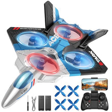 Load image into Gallery viewer, 4DRC V39 Foam Remote Control Airplanes RC Planes with Camera, RC Airplane Fighter Jet