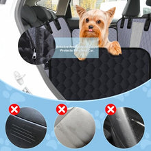 Load image into Gallery viewer, ZRRAJOY Dog Car Seat Cover for Back Seat, Waterproof Protector with Side Flaps, Scratchproof Hammock, Non-Slip Bottom for Cars/Trucks/SUVs (Grey)