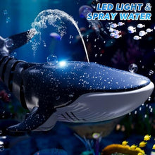 Load image into Gallery viewer, Remote Control Whale Shark Toys for Boys Kids, 1:18 Scale High Simulation Shark for Pool