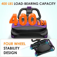 Load image into Gallery viewer, FIAMERMOR 2026 AB Roller Wheel - 4 wheel elbow support abdominal wheel (Purple)