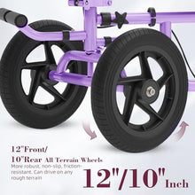Load image into Gallery viewer, Fvzzin All Terrain Knee Scooter for Adults, Foldable Rolling Knee Scooter with DIY Stickers & Shock Absorber, Steerable Knee Walker for Broken Foot, Ankle Injuries & Surgery, Better Crutch Alternative