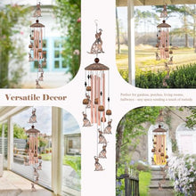 Load image into Gallery viewer, Dog Wind Chimes for Outside, 35‘’ Metal Dog WindChimes