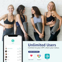 Load image into Gallery viewer, Posture Body Fat Scale, Extra Large Display Digital Bathroom Wireless Weight Scale Composition Analyzer with Heart Rate Heart Index & Body Shape Index with Free APP 400Lb Black