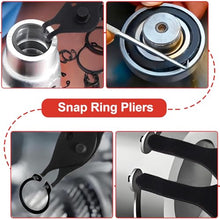 Load image into Gallery viewer, Doaho 10pcs Snap Ring Pliers Set,Internal & External Circlip Pliers for Removal and Installation of Automotive Retaining Rings With Straight/Bent Jaw,Hook and Pick - Storage Case