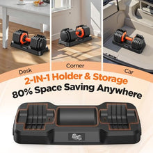 Load image into Gallery viewer, 2026 Updated Adjustable Dumbbell Set of 2, 10-in-1 Weights Dumbbell Set with Storage Box, 110lbs/55lbs