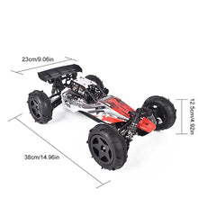 Load image into Gallery viewer, RC Racing Car, 1:12 Scale 2.4GHZ Remote Control Car 40KM/H High Speed Racing RC Truck Electric Toy Vehicle with 2 Rechargeable