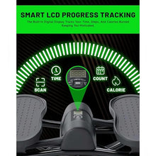 Load image into Gallery viewer, Rock Stepper Cardio Machine for Home Workouts | Low-Impact Fat Burner & Glute Toner with Digital Monitor | 15-Min Quick Silent Stepper, Includes Anti-Slip Mat & Side-to-Side Motion (Black)