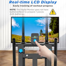 Load image into Gallery viewer, Stair Stepper for Home,Stair Climber Foldable,Large Pedal Vertical Climber Machine for Full-Body Workout,Steppers for Exercise at Home with 300LBS Loading Capacity (Two Handle-Black)