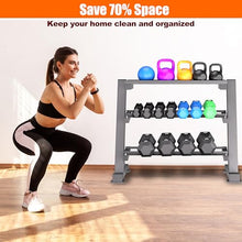 Load image into Gallery viewer, CHICAURA Heavy Duty 3 Tier Dumbbell Rack Stand, 1200LBS Weight Rack for Dumbbell -Stand Only