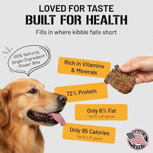 Load image into Gallery viewer, Dog Chits Lamb Lung Fillets Dog and Puppy Treats - Low Fat, High Protein Single Ingredient Dog Treat - Easy to Break Slices - Great for Training - Made in USA, 6 oz. Bag