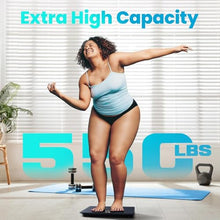 Load image into Gallery viewer, Posture 550lb Capacity Digital Bathroom Scale High Precision Body Weight Scale Extra Wide Platform Large LED Display, and Durable 8mm Tempered Glass Platform for Home