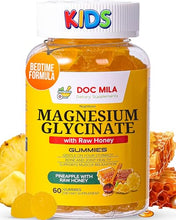 Load image into Gallery viewer, Magnesium Glycinate Gummies 100mg for Kids and Adults - Glicinato de Magnesio