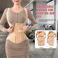 Load image into Gallery viewer, MISTHIN Waist Trainer for Women Corset Shapewear Tummy Control Vest (Nude, X-Large)