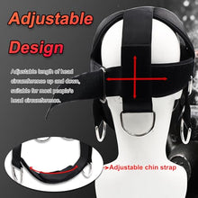 Load image into Gallery viewer, J Bryant Multifunctional Neck Head Harness Weight Lifting Training with Resistance Bands, Door Anchor and Chain, Full Range Muscle Workout
