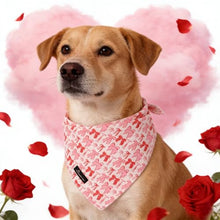 Load image into Gallery viewer, ARING PET Girl Dog Bandana, Cute Pink Bow Pet Bandanas Scarf Triangle Bibs Handkerchief for Puppy Small Medium Large Boy Girly Dogs-S