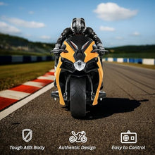 Load image into Gallery viewer, Remote Control Stunt Motorcycle with Riding Figure, 1:10 Scale High Speed Cross Country 360 Degree