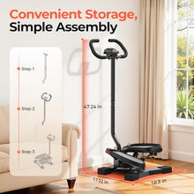 Load image into Gallery viewer, SPORTSROYALS Twist Stepper/Mini Stepper for Exercise at Home