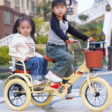 Load image into Gallery viewer, 3 Wheels Bicycle for Traveling and Hanging Out, Cruiser Bike with Pneumatic tire Spoke Wheel, Rickshaw Tricycle