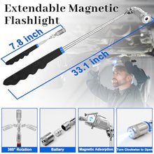 Load image into Gallery viewer, DOAHO 17Pcs Mechanic Hook and Pick Tool Set & Car Trim Removal Kit with Fastener Clip Pliers,Rivet Puller,Magnetic Pickup,Gasket Scraper,Non-Scratch Plastic Pry Tools for Automotive Repair-Blue