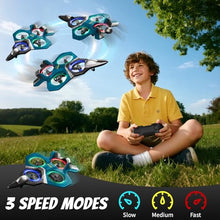 Load image into Gallery viewer, 4DRC RC Airplanes Remote Control Airplanes with 3 Batteries, Foam RC Planes for Kids Adults Beginners 4-7 8-12 12-16, Remote Control Helicopter Fighter Jet Drones for Kids Adults, 360° Flip