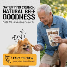 Load image into Gallery viewer, Dog Chits Beef Trachea Dog Chews - 100% Single Ingredient, High Protein, Low Fat - Glucosamine for Joint Support - Dental-Clean Crunch - Digestible Rawhide-Free, Natural Dog Chew Treats - 12inch, 4pk