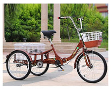Load image into Gallery viewer, Adult Tricycle - 3 Wheel Bikes for Adults Shopping Foldable 3 Wheel Bike Tricycle 20inch Family Manpower Trike