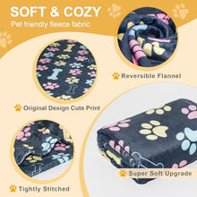 Load image into Gallery viewer, Gowyeg Dog Blanket for Medium Dogs Washable - Soft Fluffy Puppy Blanket with Premium 300GSM Coral Fleece, Cozy Calming Cat Blankets for Indoor Cats for Kitten Doggy, Navy Blue