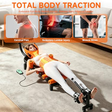 Load image into Gallery viewer, Electric Full Body Traction & Stretch Machine,Decompression Table with Remote for Lumbar Stretching, Flexibility Training, Mobility Support,Stretches The Back, Ankle, Knee, and Hip