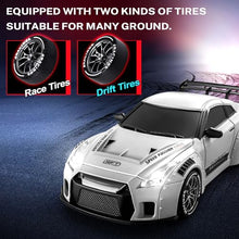 Load image into Gallery viewer, ACAMMZAR RC Drift Car, 1:24 Remote Control Car for Kids, 20KM/H 4WD High Speed RC Cars with LED Lights