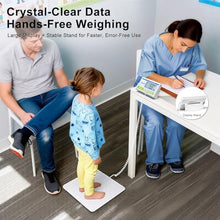 Load image into Gallery viewer, THINKSCALE Medical Grade Floor Scale 440lbs –10g High Precision (0.02lb)–Extra Large Backlit Display–Portable Body Weight Scale for Home, Hospital, Physician, Gym & Bariatric Use– KG/LB