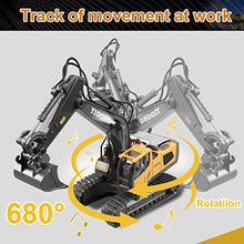 Load image into Gallery viewer, Dwi Dowellin Remote Control Excavator Toys for Boys,Construction Rc Excavators for Kids Age 4-7 8 9 10 Year Old,Ideal Toys,Batteries Included