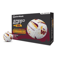 Load image into Gallery viewer, TaylorMade Golf SpeedSoft NFL Ink Golf Balls, Washington Commanders, Dozen