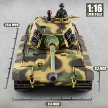 Load image into Gallery viewer, BESTYMXY RC Tanks Heng Long German King Tiger Henschel Heavy Tank