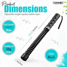 Load image into Gallery viewer, Ropeless Battle Ropes Weighted, Home Gym Equipment, Fat Burning Cardio, Small Space Exercise Equipment, Shoulder Exercise Stick, Travel Workout Equipment, Arm workout, Core Strength Training Equipment