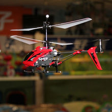 Load image into Gallery viewer, Remote Control Helicopter, S107/S107G RC Helicopter for Kids and Adults, 3 Channel Mini Helicopter with Gyro for Boys and Girls (Red)
